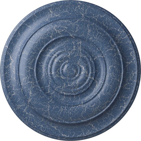 Ekena Millwork Niobe Ceiling Medallion (Fits Canopies up to 8 5/8"), Hnd-Painted Americana Crackle, 18"OD x 1 1/2"P CM18NIAMC
